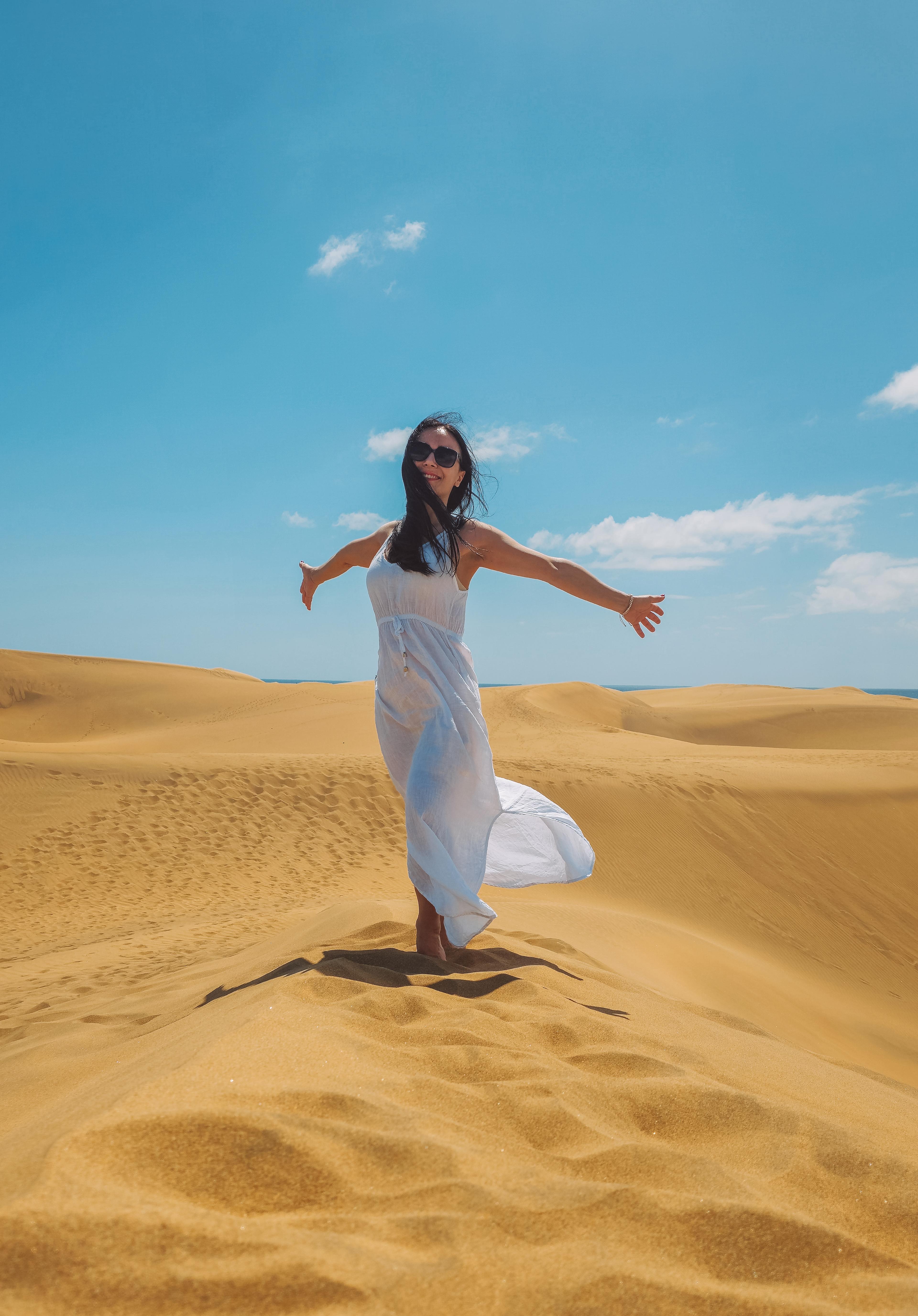 Sandige Dünen am Meer